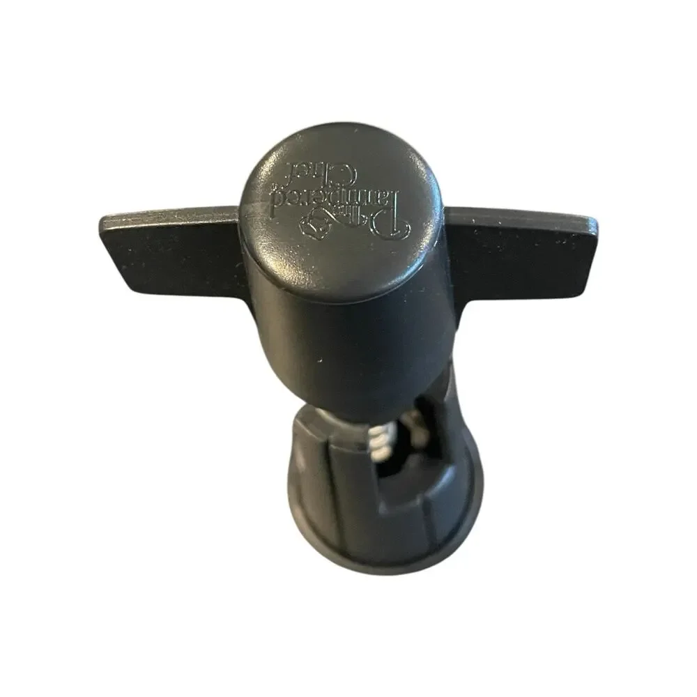 PAMPERED CHEF Wine Bottle Corkscrew Opener Black RETIRED 2155